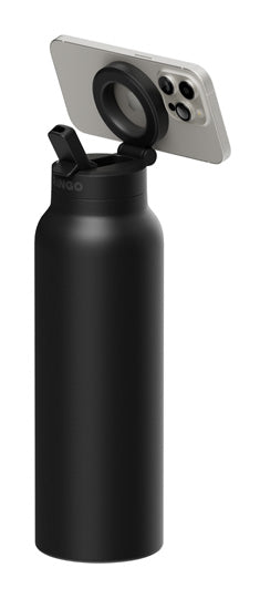 Gourde isotherme Ringo Pro noire vue détaillée