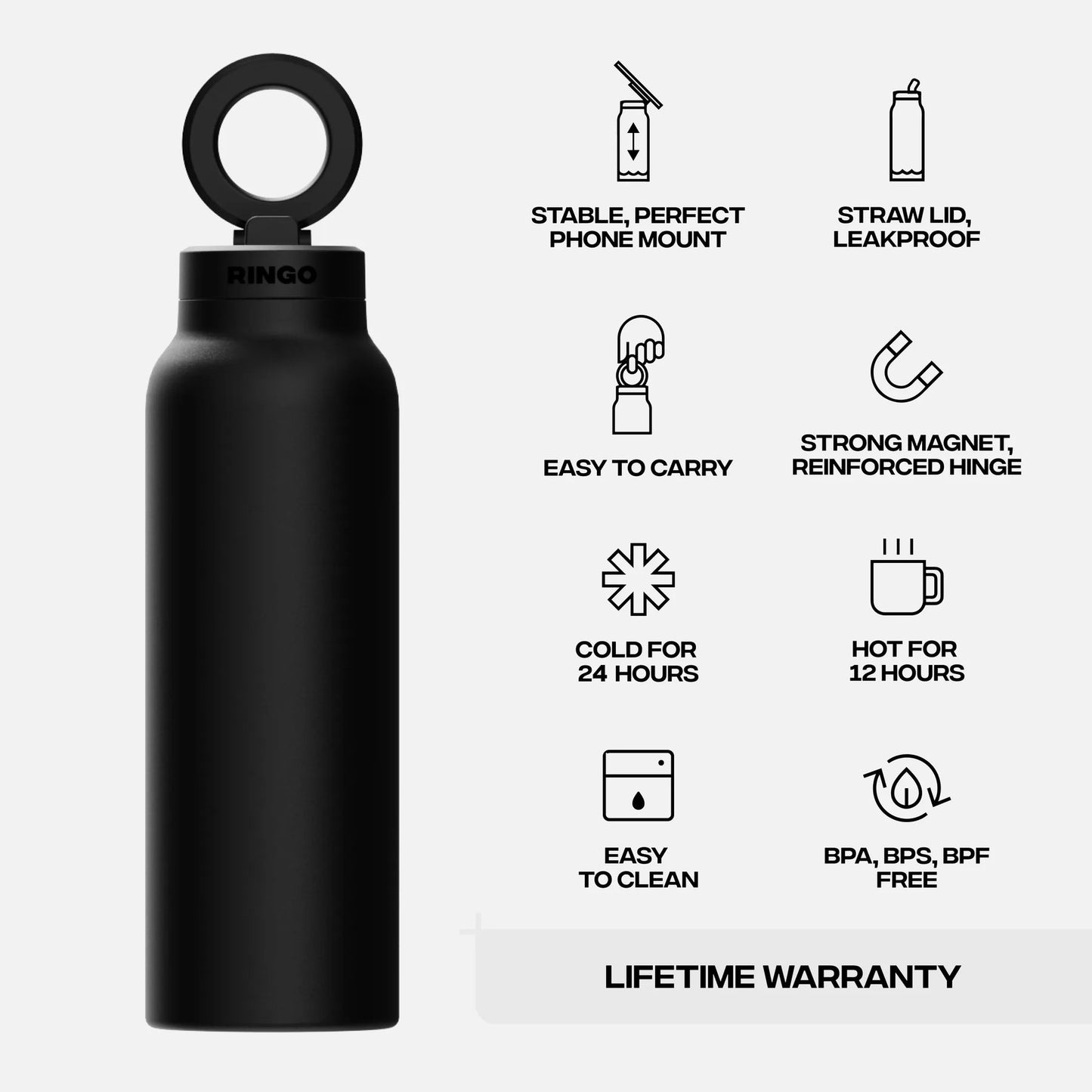 Ringo Pro XL (950ml) Noir